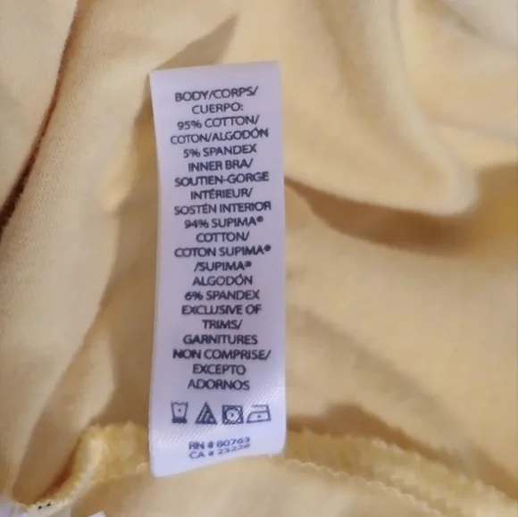 Vintage Early 2000s Y2K Victoria's Secret Strapless Cotton Bra Top Small Orange - Picture 6 of 6